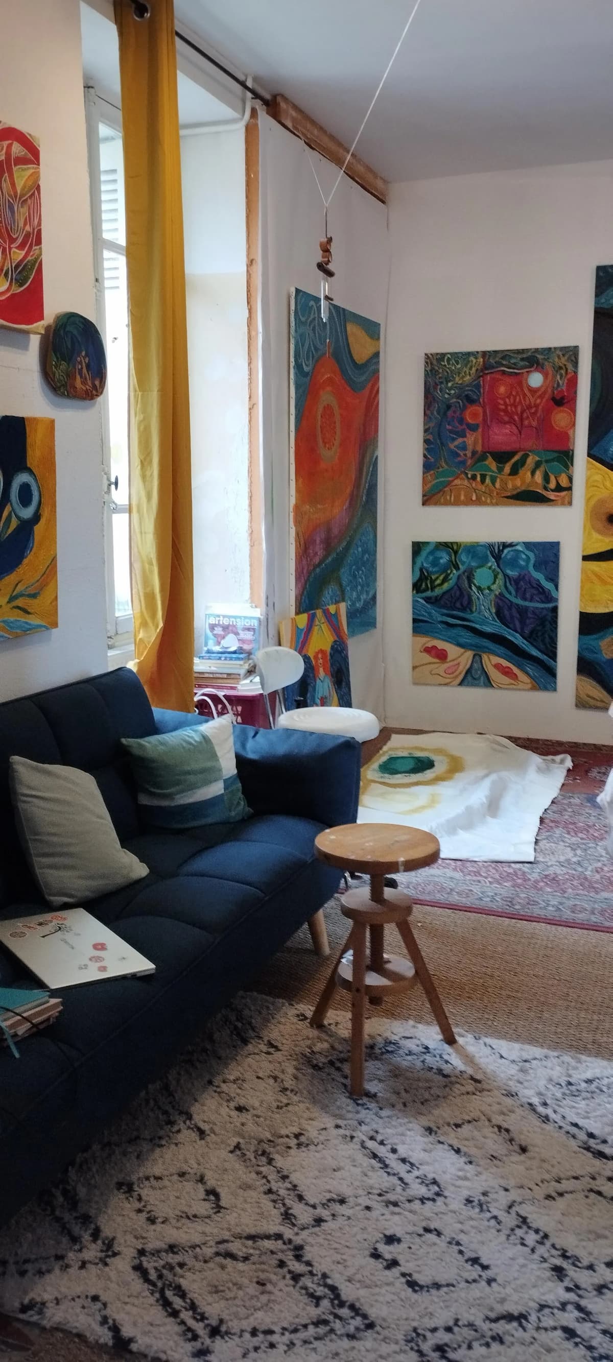 Maison de campagne, charme et art 