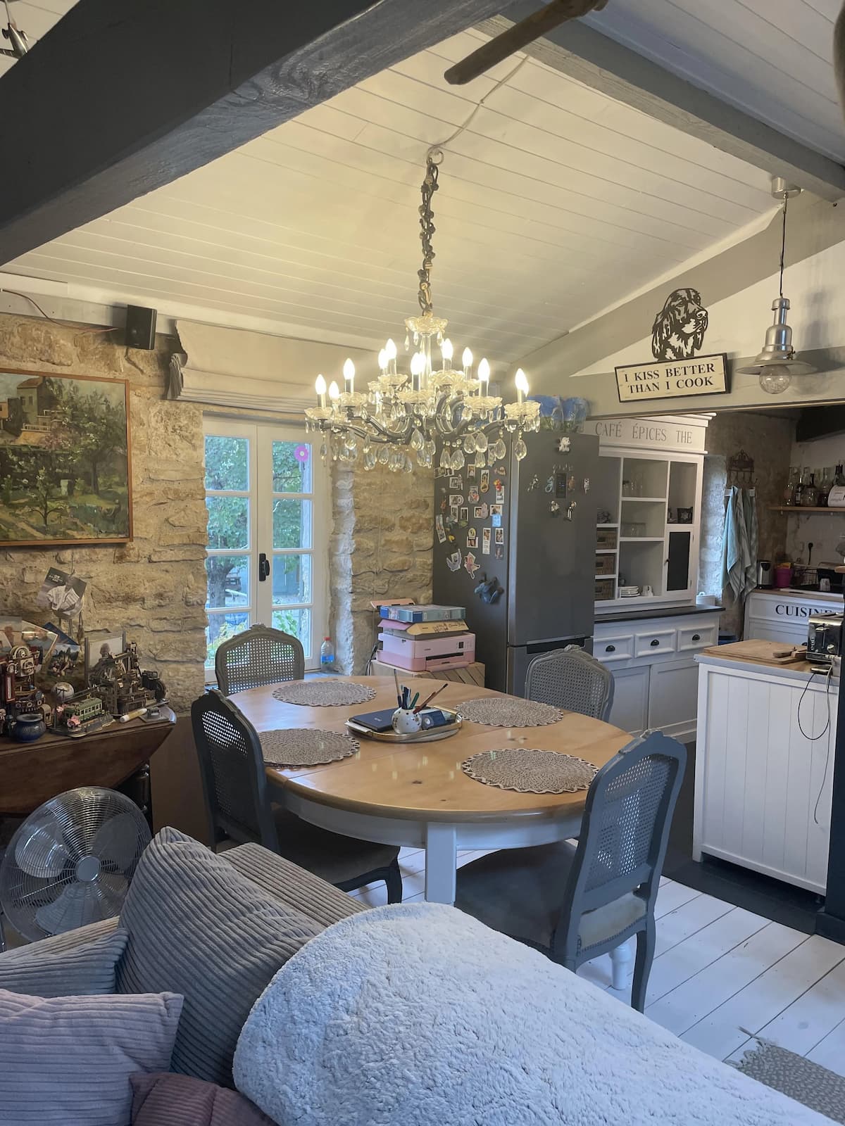 Maison de charme en pierre avec jardin